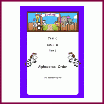 y6 t3 alphabetical order